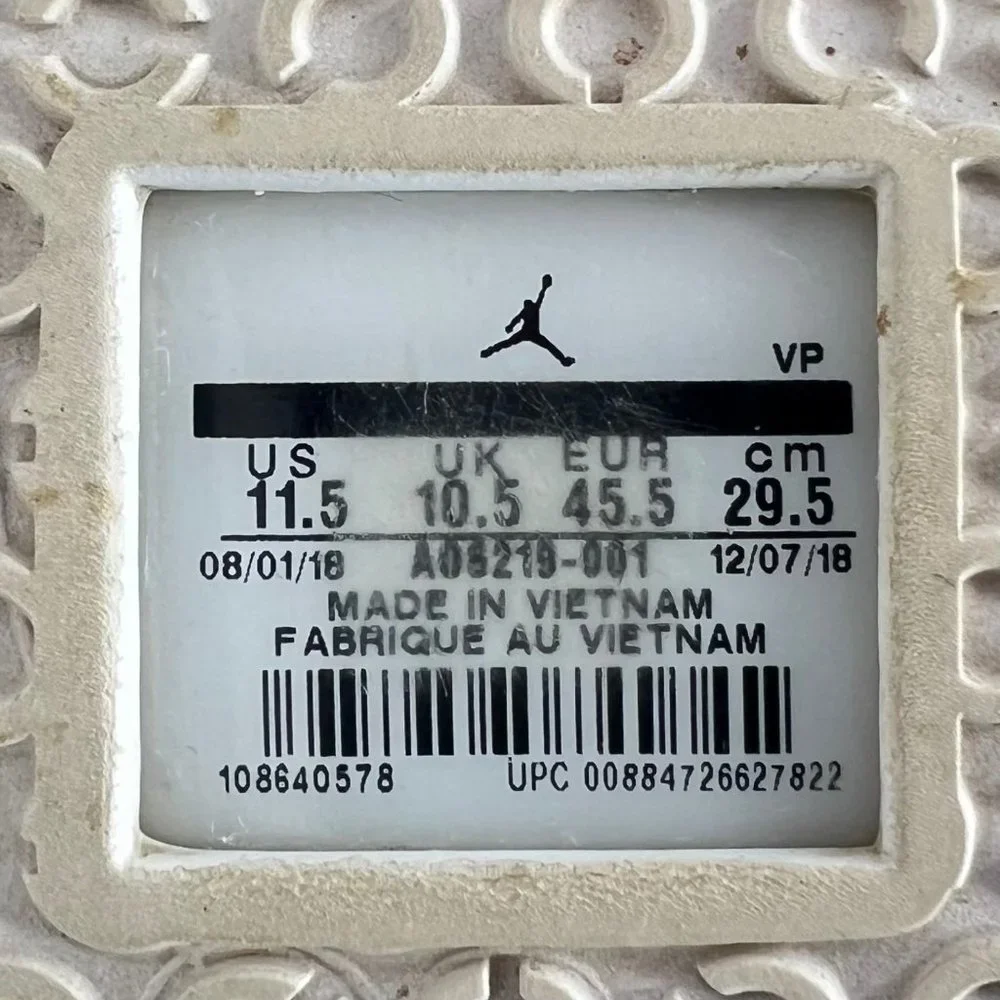 Nike Jordan‎ Why Not Zero.2 The Family Russell Westbrook Shoes Black Sz 11.5 VGC